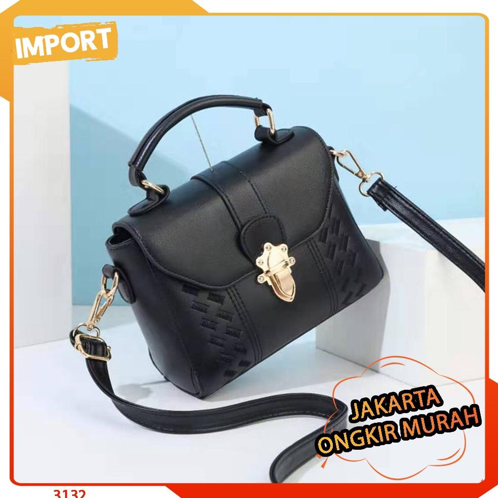 JAKARTA B 3132 TAS WANITA SELEMPANG BRANDED GROSIR IMPORT KOREA