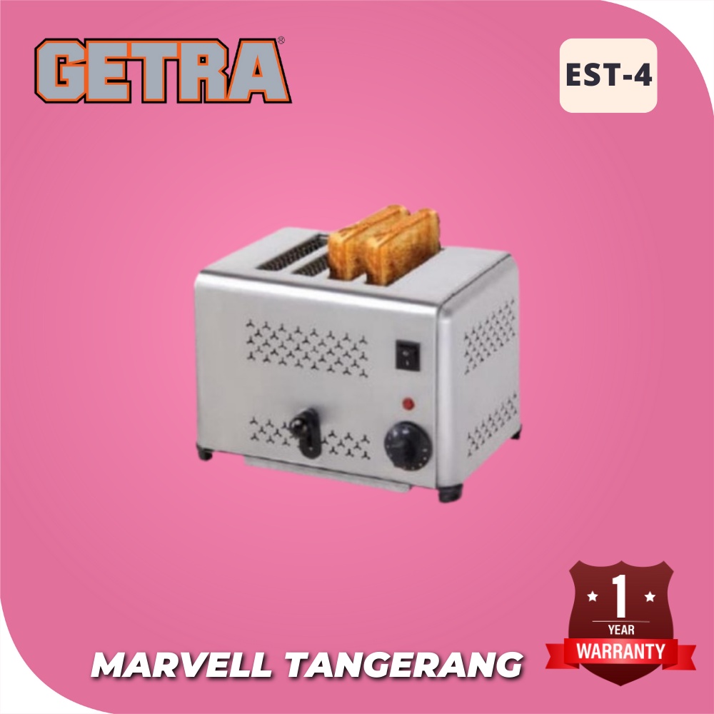 TOASTER ROTI GETRA EST-4 / MESIN PEMANGGANG ROTI