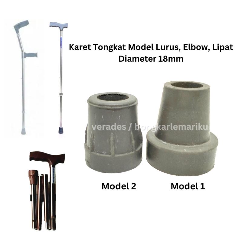 Karet Tongkat Lurus Lipat Elbow Diameter 18 mm