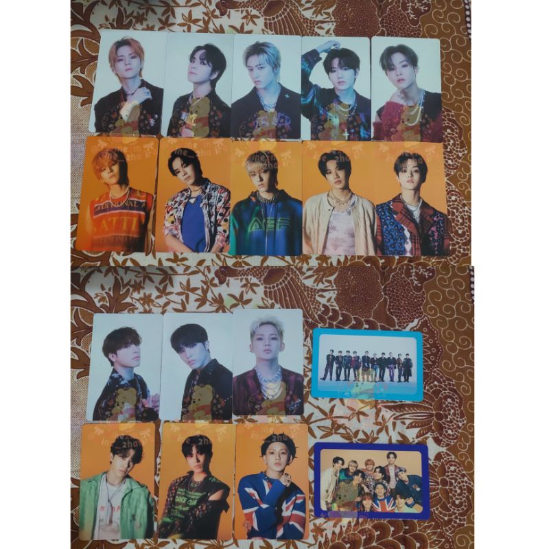 [BACA DESKRIPSI]❗️SALE❗️YG TAG TREASURE HELLO KTOWN PHOTOCARD LYRICS ORANGE BLUE JUNKYU HYUNSUK HARU