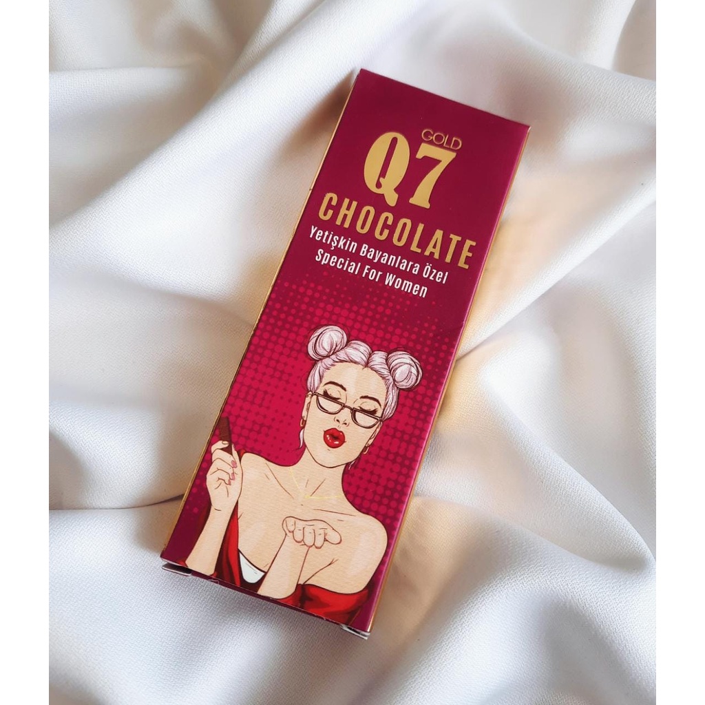 GOLD Q7 Epimidium Chocolate (Cokelat Gairah khusus Wanita)