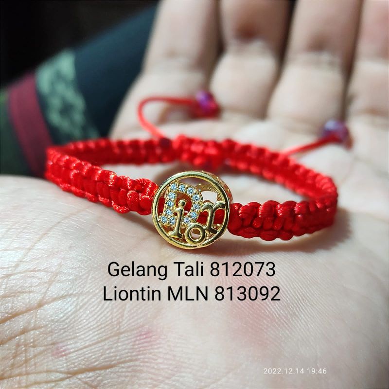 gelang tali dior