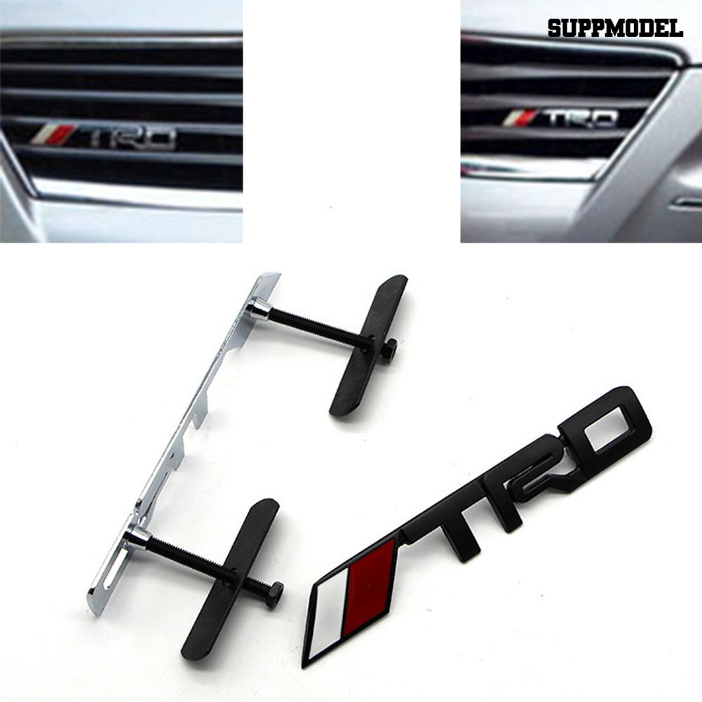 [Auto] Logo Badge 3D Mobil Styling TRD Front Grille Emblem Stiker Untuk Toyota Auto Decal