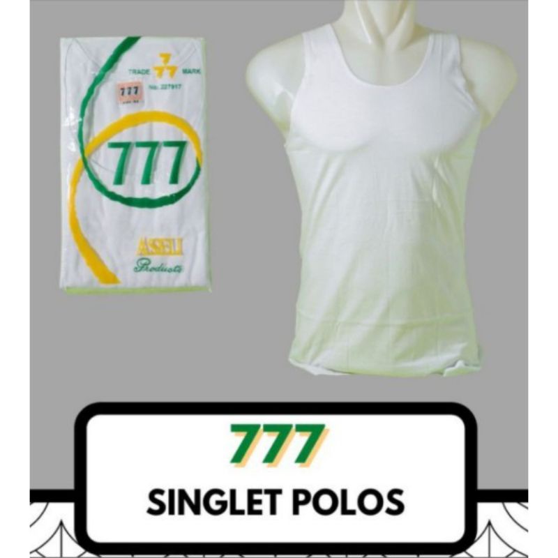 KAOS SINGLET 777 DALAMAN