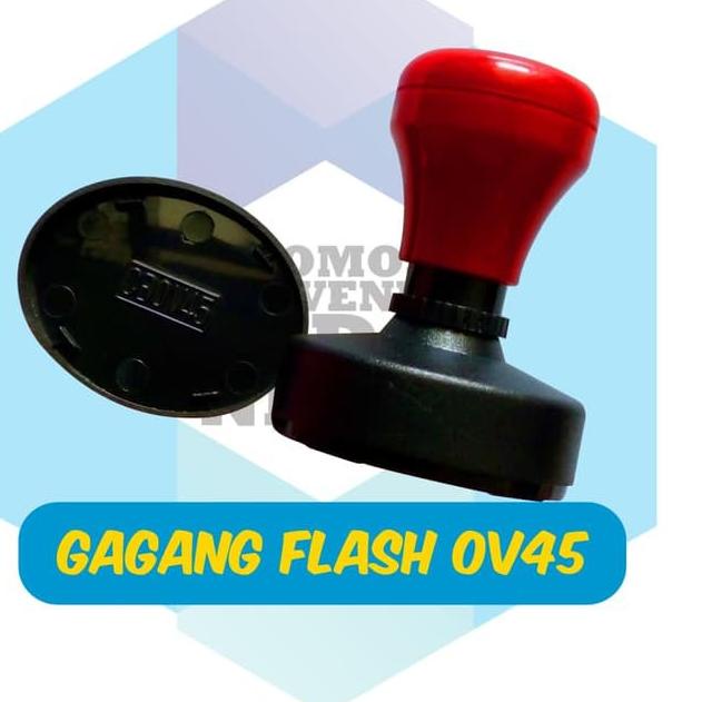 

↹ Gagang stempel flash ukuran OVAL 45 ㄻ
