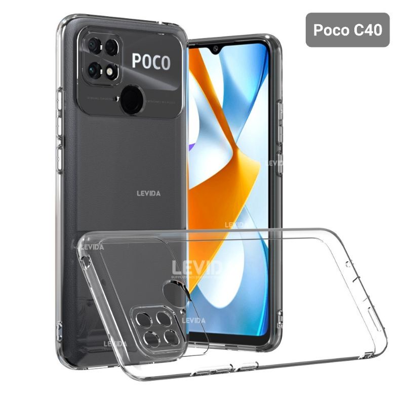 C/C- CASING COVER Poco M4 Pro 4G Poco X4 Pro Poco C40 Clear case Bening Softcase Clear Case Poco M4 Pro 4G Poco X4 Pro 5G Poco C40