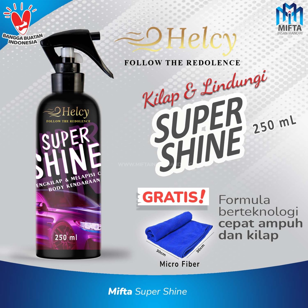 HELCY SUPER SHINE ALL PURPOSE CLEANER / PERMBERSIH INTERIOR SERBAGUNA