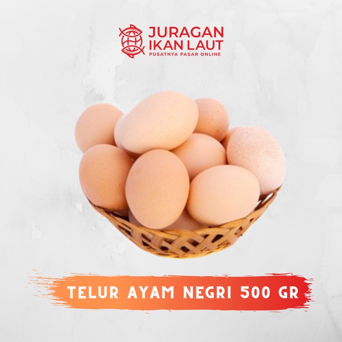 

Telur Ayam Negri Berkualitas - 500 Gram