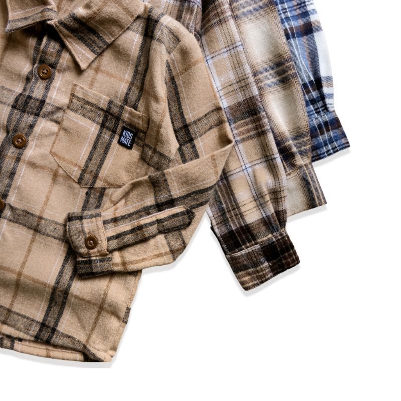 LITTLE DAAN - Kemeja Flanel Anak by Babywearit Kids Mate