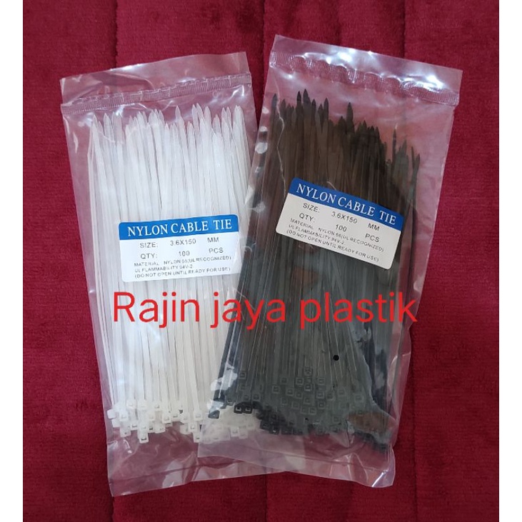 

kabel tie/ties 10cm,15cm warna hitam/putih