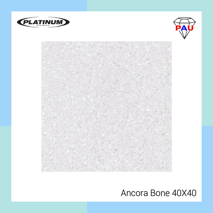 Keramik Lantai Platinum 40x40 Ancora - Bone