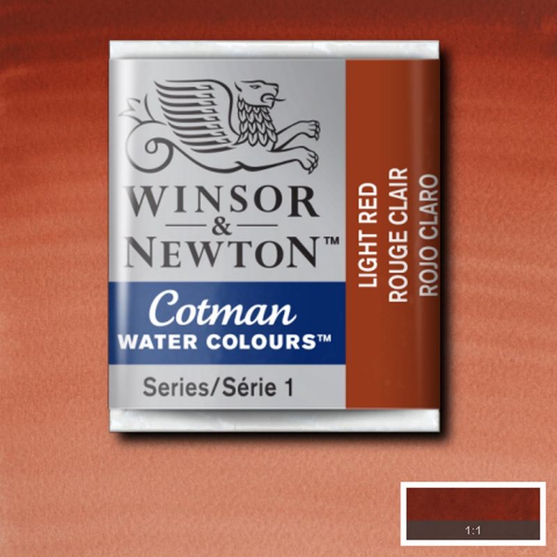 

COTMAN WATERCOLOUR HALF PAN LIGHT RED WINSOR & NEWTON