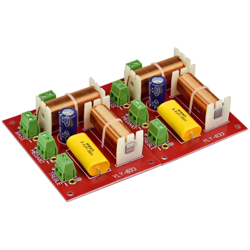 Zzz Versi Terupdate Pembagi Frekuensi 3arah Crossover Filter Treble/Mediant/Bass Frequency Distributor DIY Modul