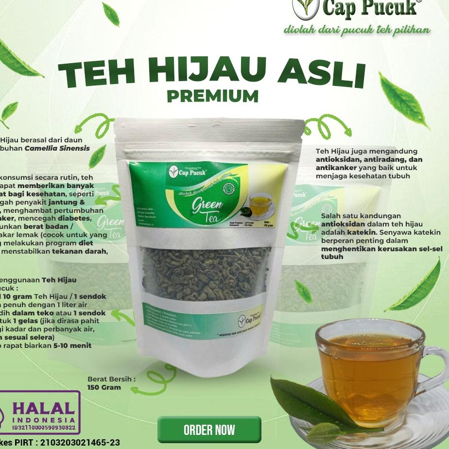 

(COD )NEW_PRODUCT TEH HIJAU (PEKO SPESIAL ) / GREEN TEA CAP PUCUK "PREMIUM