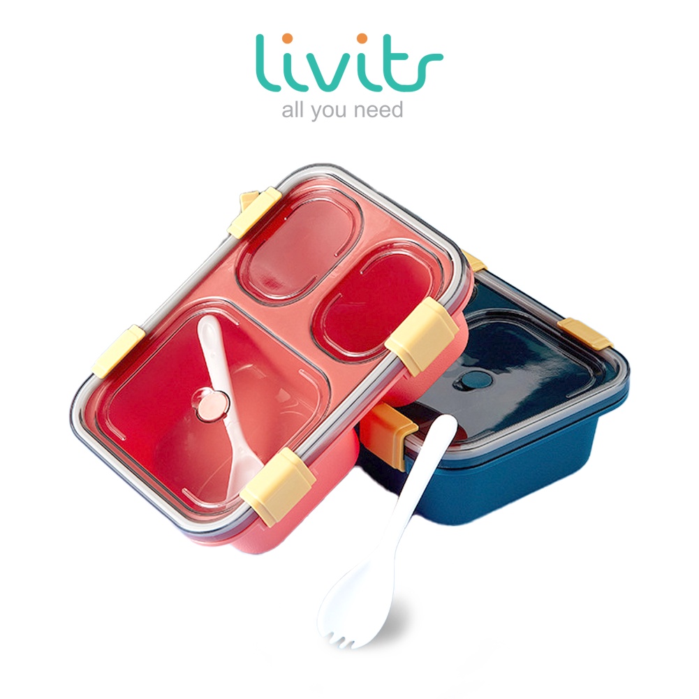 KOTAK BEKAL DENGAN SEKAT | BPA FREE | ANTI TUMPAH &amp; BOCOR