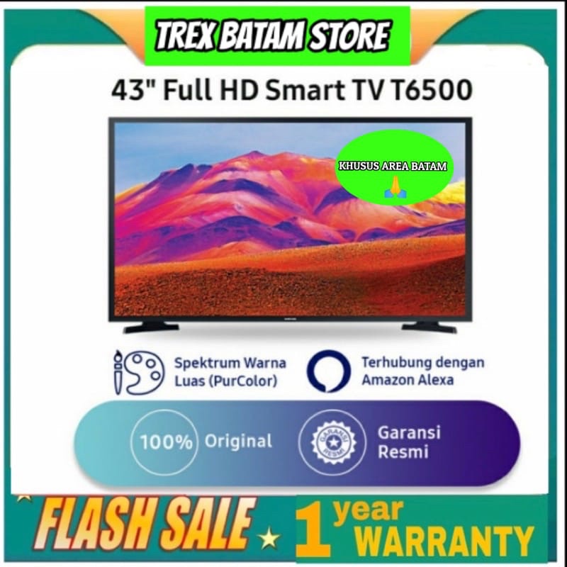 SAMSUNG 43T6500 SMART TV LED 43 INCH (BATAM)