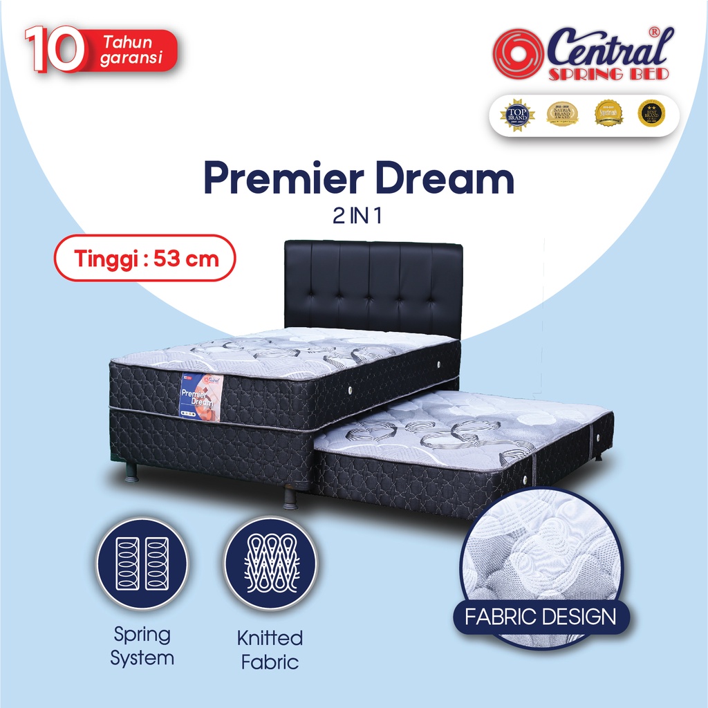 Central Springbed Premier 2 in 1