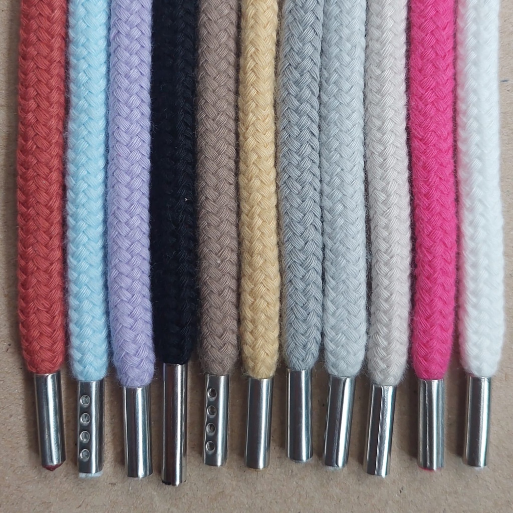 Tali Hoodie Tali Jaket Katun Ujung Aglet Besi Premium