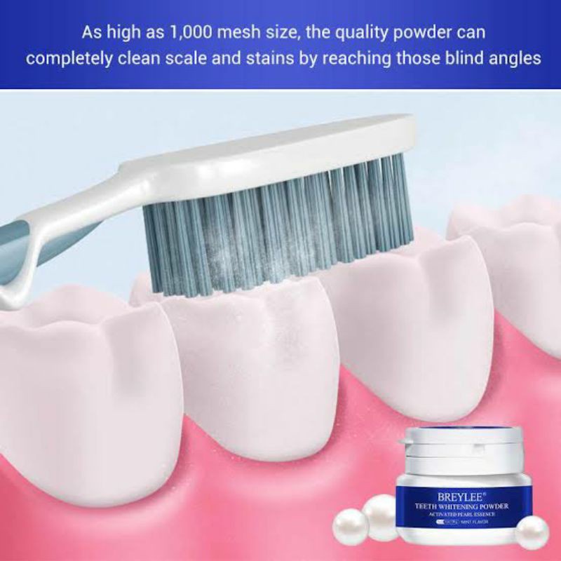 BREYLEE Teeth Whitening Powder 100% ORIGINAL / 30grm