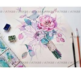 

✦✧✦ Canson Montval 220 Gsm A2 Kertas Gambar Cat Air Watercolor Paper 5 Lbr