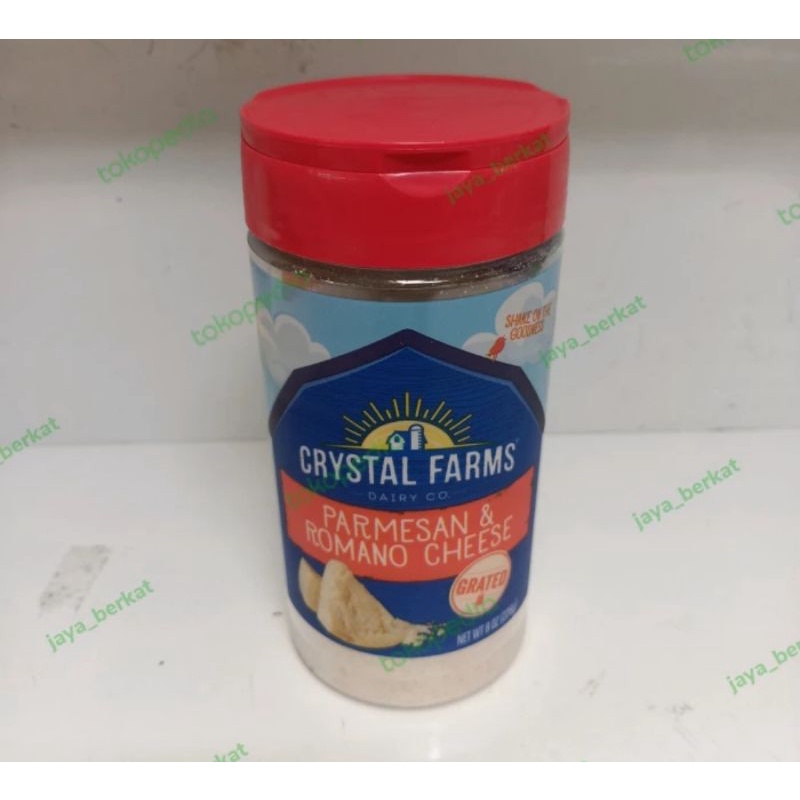 

crystal farms parmesan romano cheese shaker 226gr