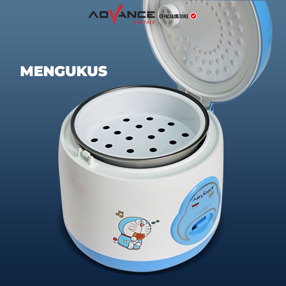 ADVANCE Rice Cooker 1.2 Liter Pola Kartun Penanak Nasi / Megicom SNI HelloKitty Doraemon G15