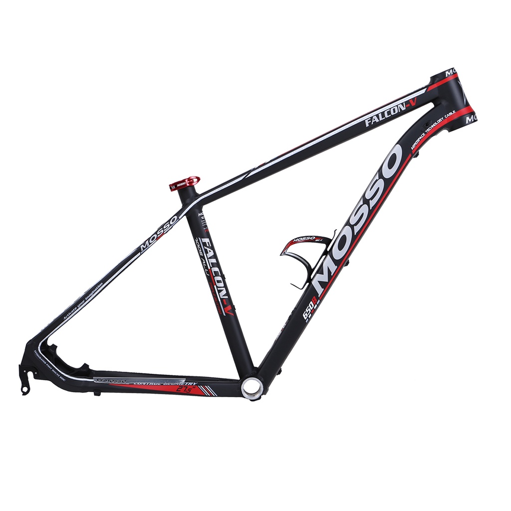 Frame Sepeda MTB MOSSO Falcon V 959 XC 29 Inch Black Red