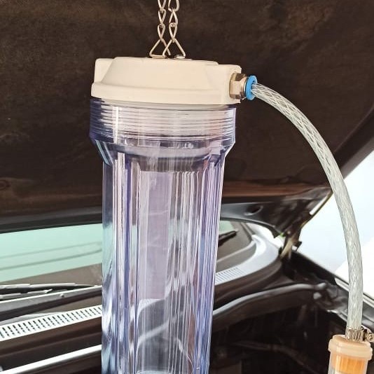 Tabung/alat Purging kit untuk mobil diesel praktis 1200ml