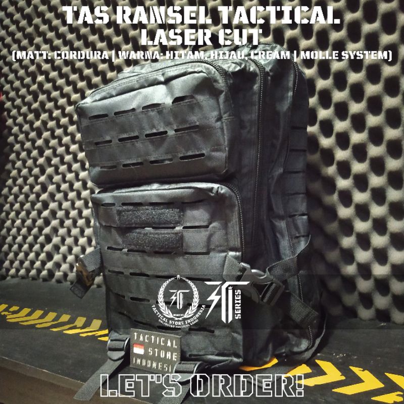 Tas Ransel Tactical Lebanon Laser Cut Mode