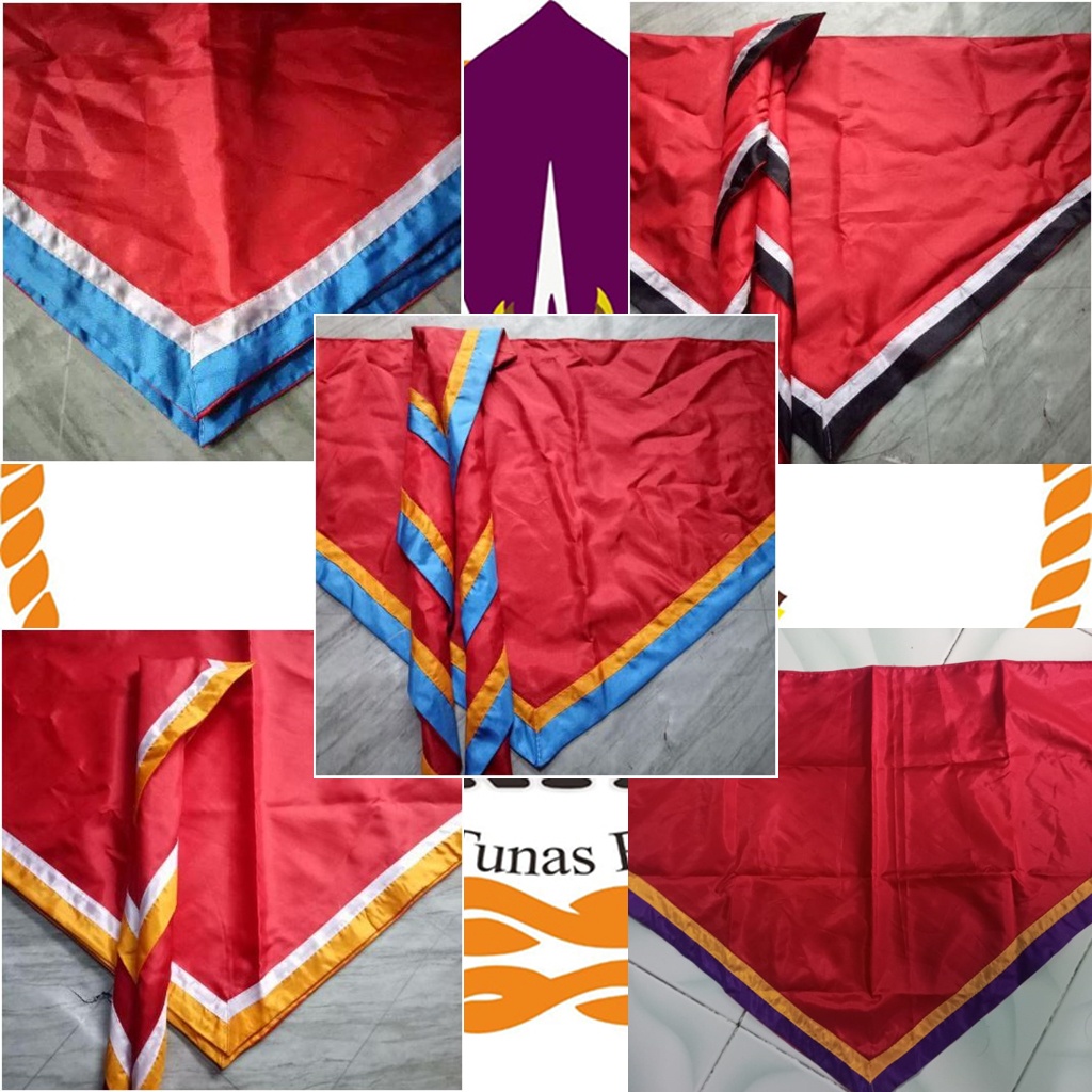 Scarf 3 Warna Scraf Slayer Sleyer Pramuka Outbond Merah