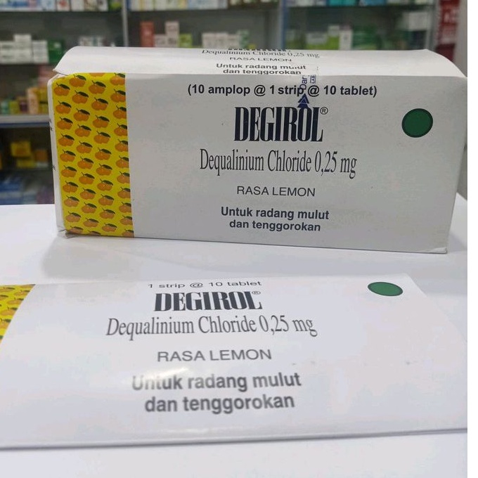 Degirol Isi 10 Tablet Hisap Degirol untuk tenggorokan sariawan