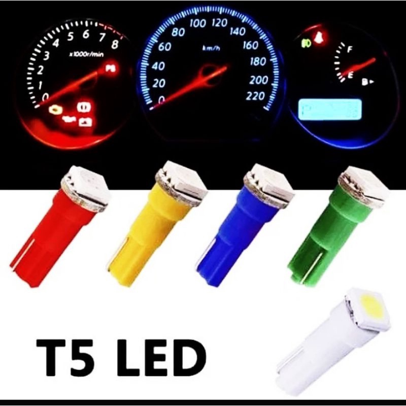 LAMPU LED T5 COB SPEEDOMETER MOBIL MOTOR