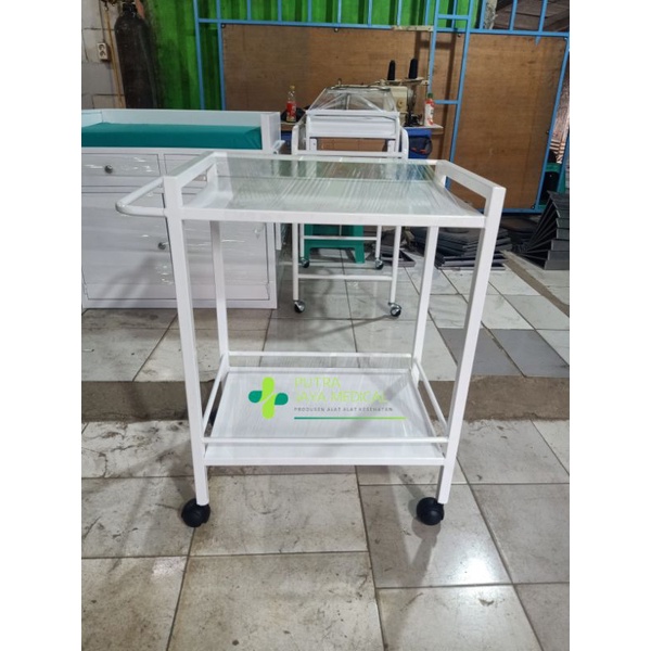 Trolley instrument 2 susun / troli instrument / meja instrumen