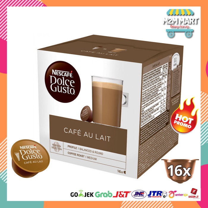 

Kopi Nescafe Dolce Gusto Cafe Au Lait Capsule