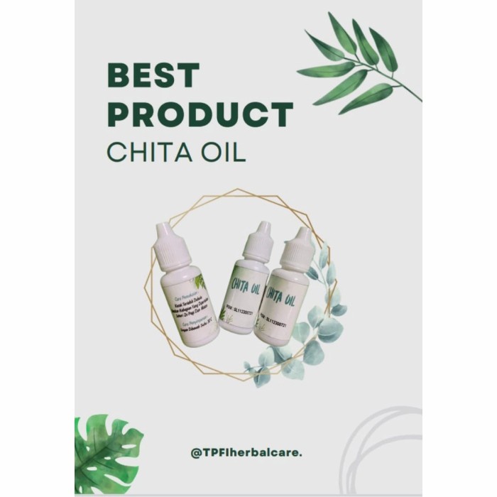 CHITA OIL penghilang segala jenis benjolan/bekas luka/Gatal excim