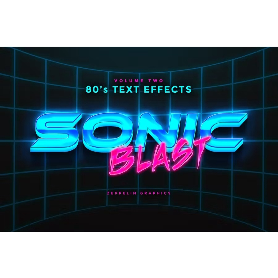 80s Text Effects Vol.1