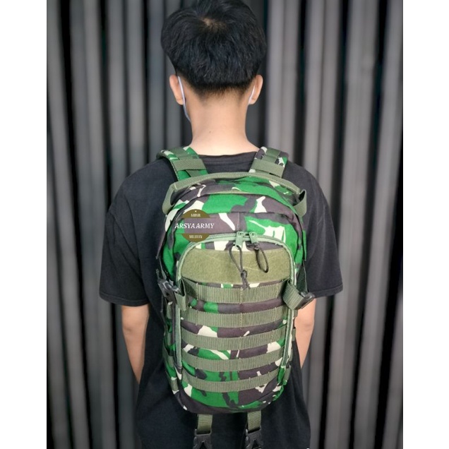 Tas ransel sepeda army hydropack tactical motif loreng malvinas