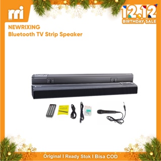 NewRixing TV Soundbar Wireless Bluetooth Home Theater TV Speaker Portable Sound Bar Including microphone