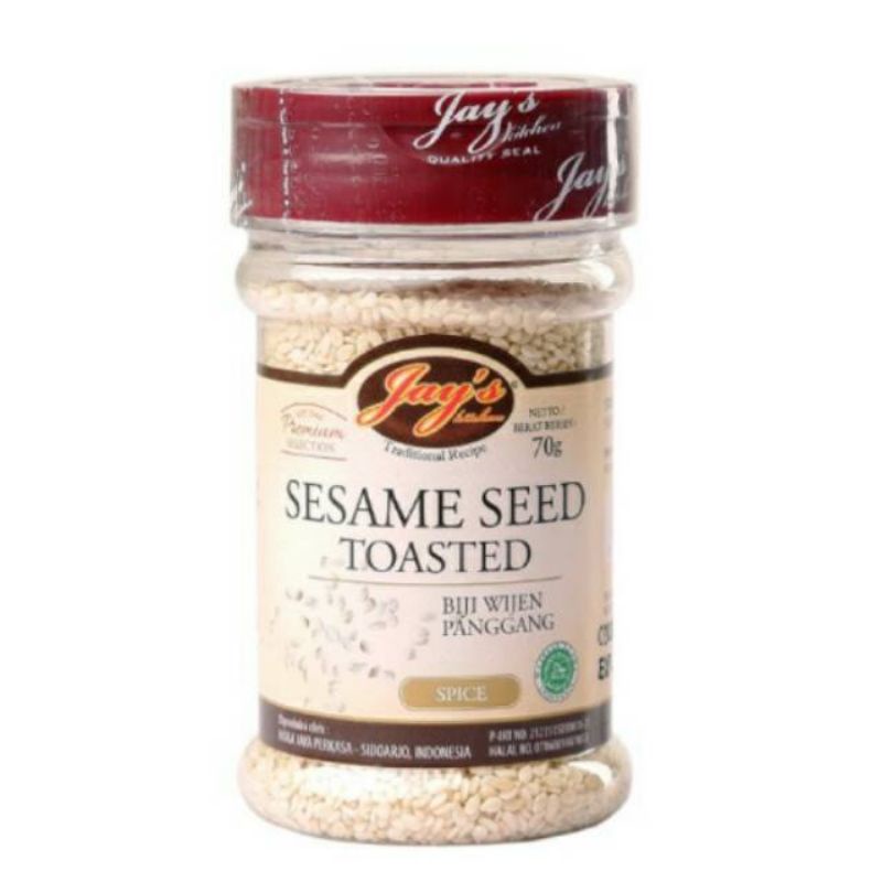 

Jay'S Sesame Seeds Toasted 70Gr - Hjp099