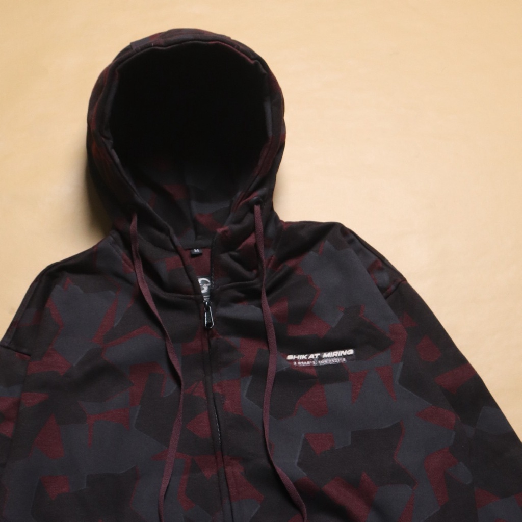 JAKET HOODIE ZIPPER PRIA SKM GRAPHIC CAMO GEOMETRIC / JUMPER HOODIE CAMO GRAPHIC &quot;GEOMETRIC&quot; TERBARU