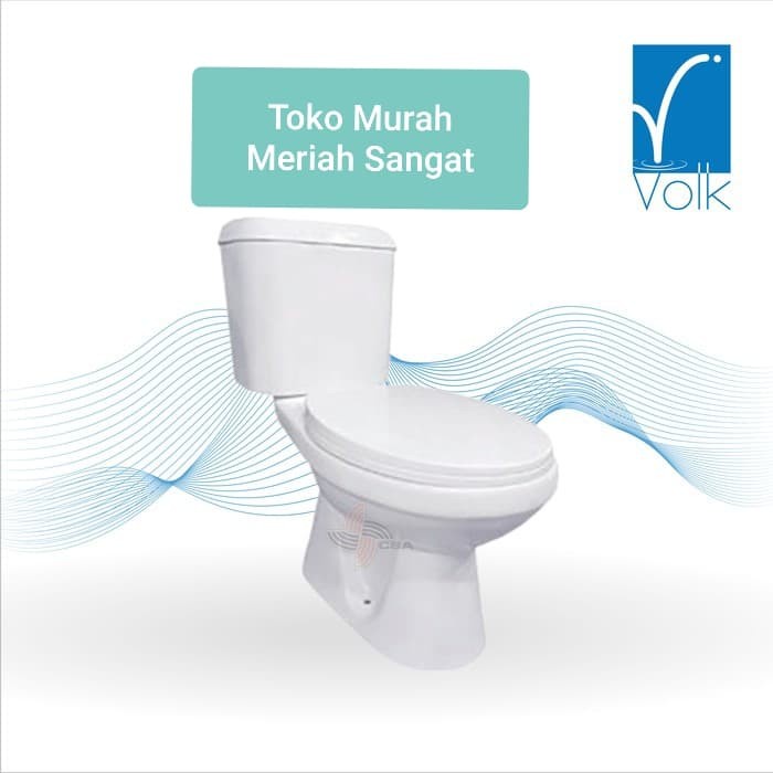 Kloset Kloset Duduk Volk ( Tabung Kyk Toto Udah Soft Closed)