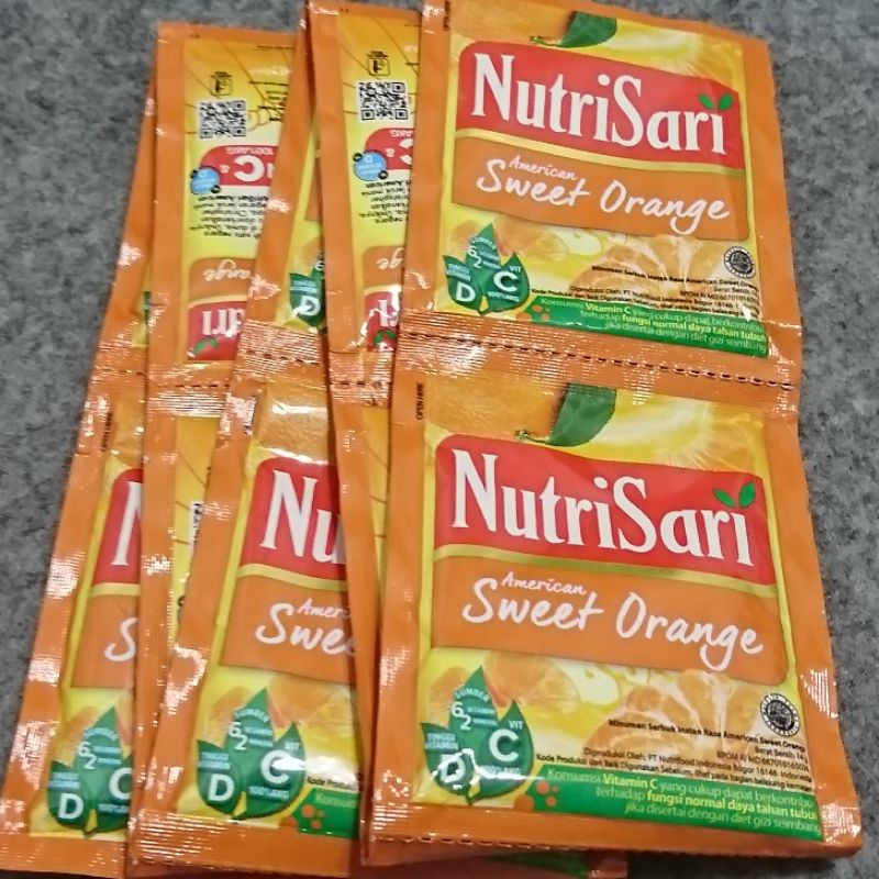 

Nutrisari Rasa Jeruk Manis Amerika 1 Renteng isi 10 pcs/bungkus