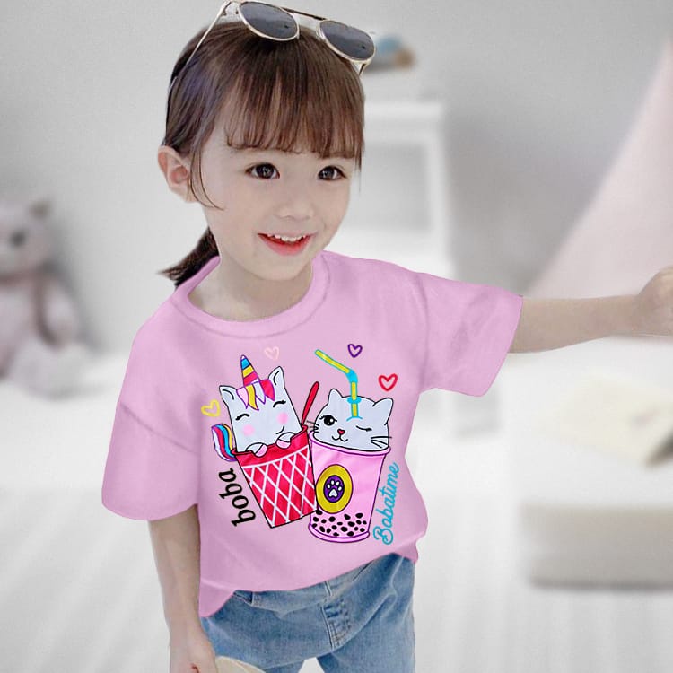 paket hemat 1 KLIK dapat 12 PCS kaos anak perempuan/laki-laki