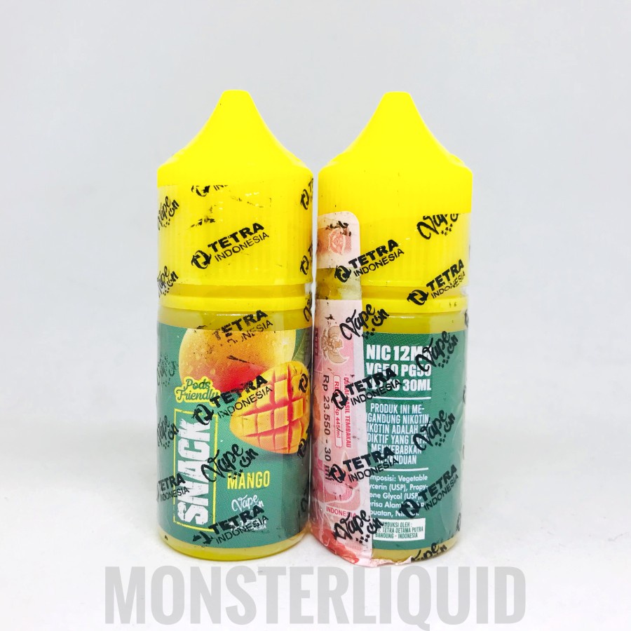 PODS SNACK MANGO BY TETRA X VAPEON 12MG 30ML