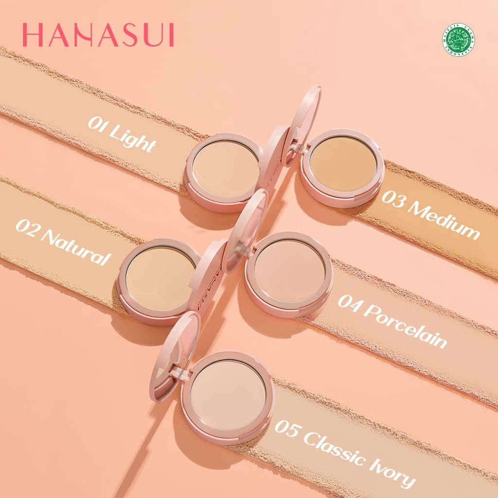 ❤ PAMELA ❤Hanasui Perfect Fit Powder Foundation - Bedak Padat / Compact Powder