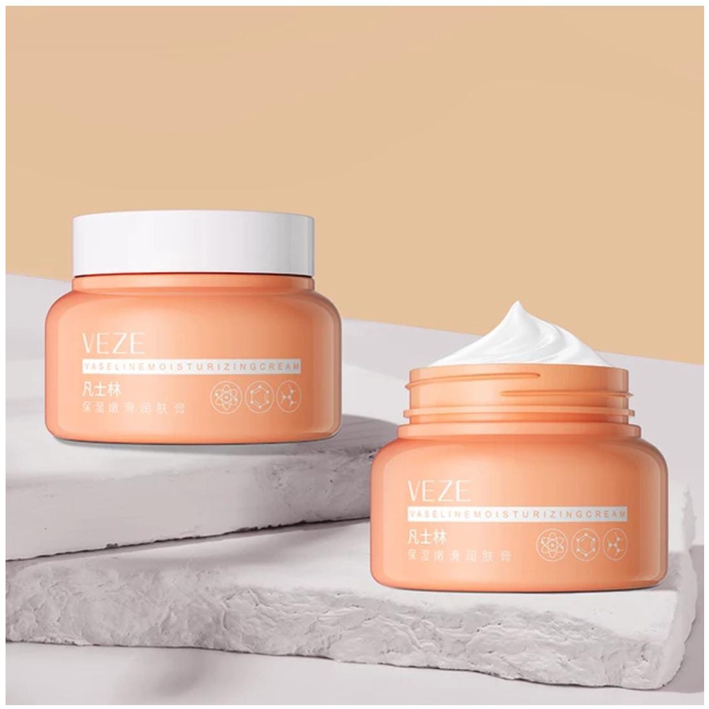 VEZE Vaselin Moisturizing Cream Krim Pelembab 250 Gram LS