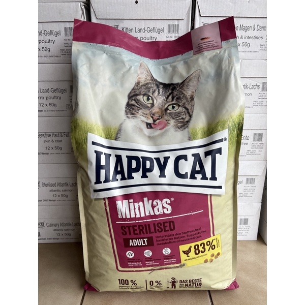Happy cat minkas sterilised steril adult 10kg