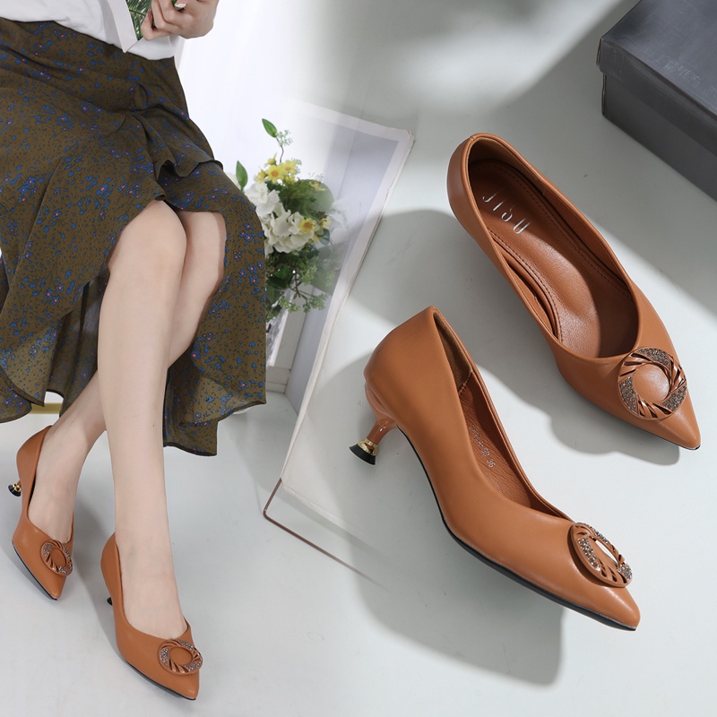 JISO RYONA LAYLA-59 Sepatu Kerja Wanita Heels 5cm Import