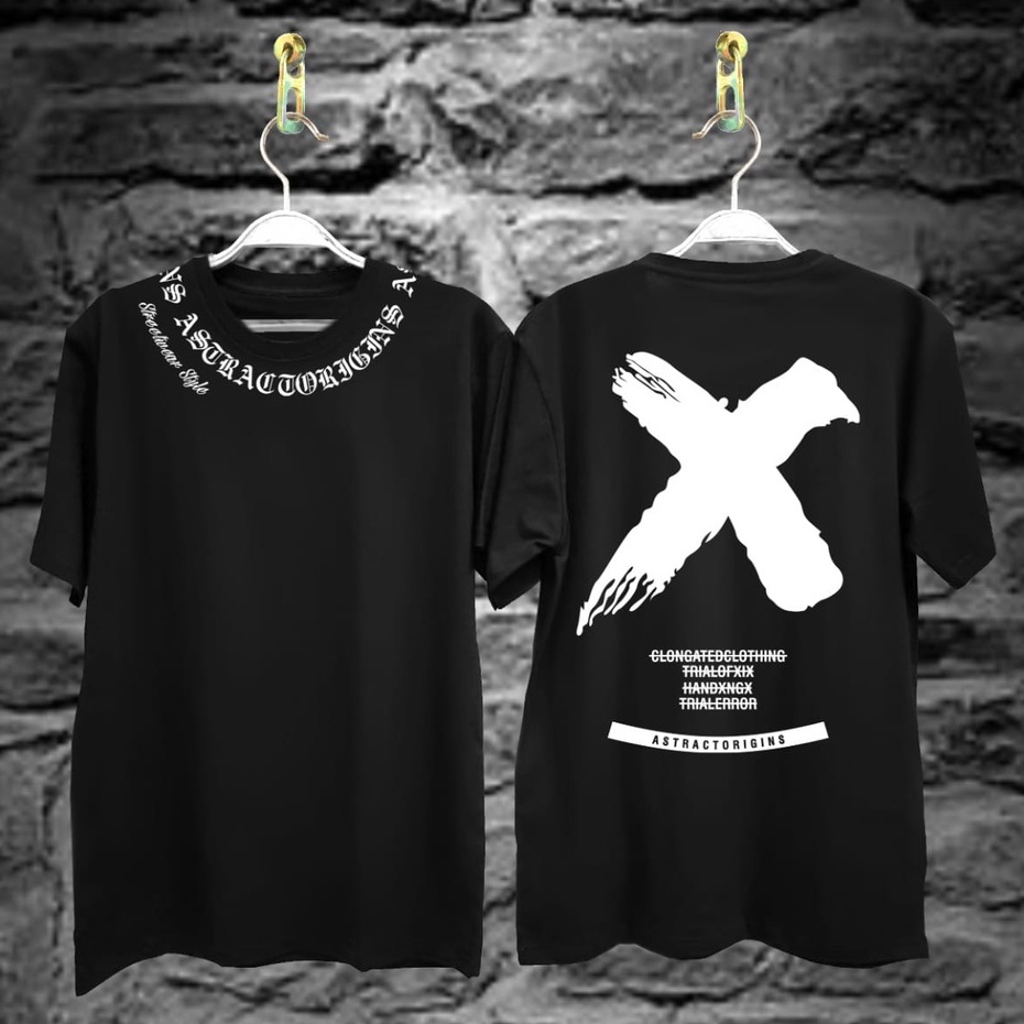 Baju Kaos Distro Tshirt Jepang Pria Wanita Keren Lengan Pendek Silang X Terbaru Motif Sablon Bergambar Cod Cewek Cowok Dragon Samurai Unisex Couple