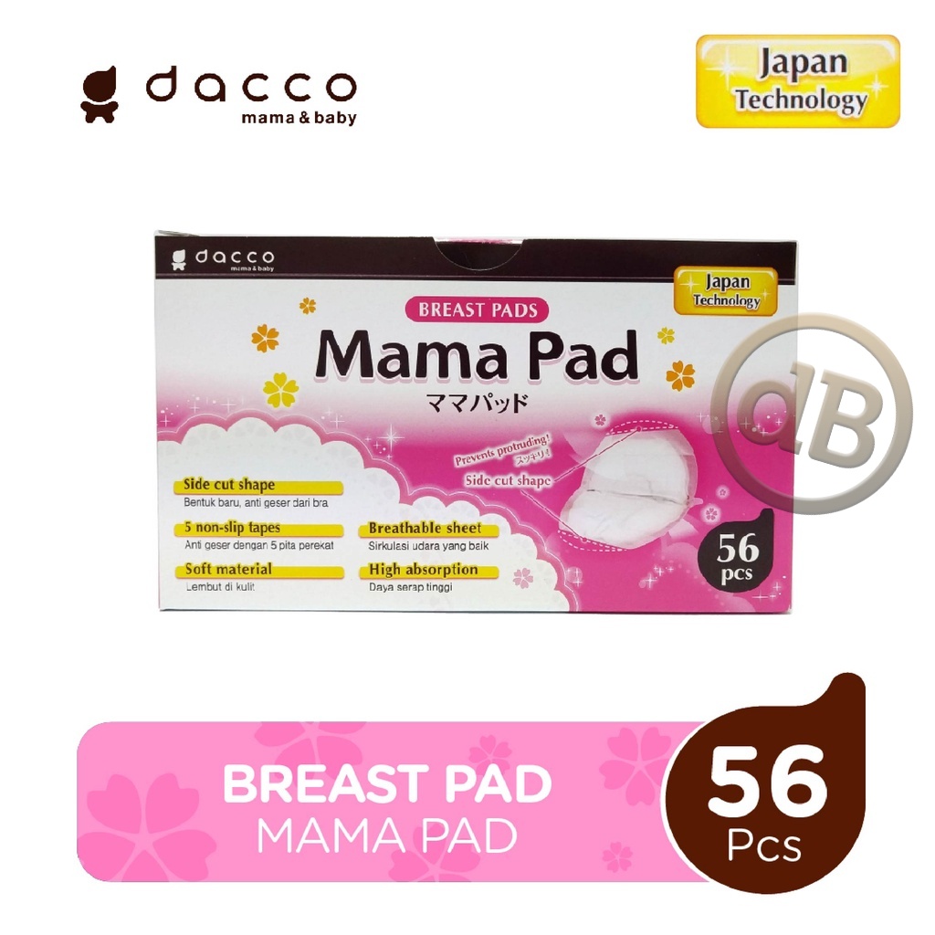 Breastpad Penyerap Asi Dacco Mama Pad 3D Untuk Ibu Menyusui Breast Pad Softex